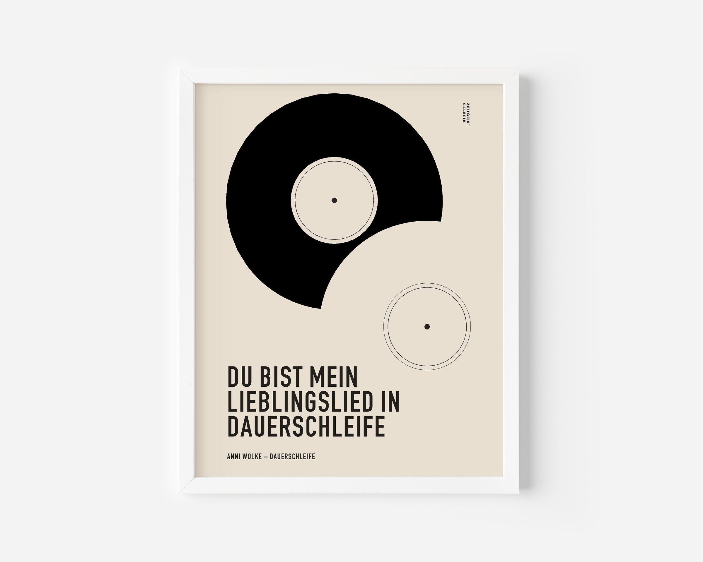 Songzitat Poster 9 – im Wohnzimmer