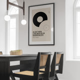 Songzitat Poster 9 – Raumansicht