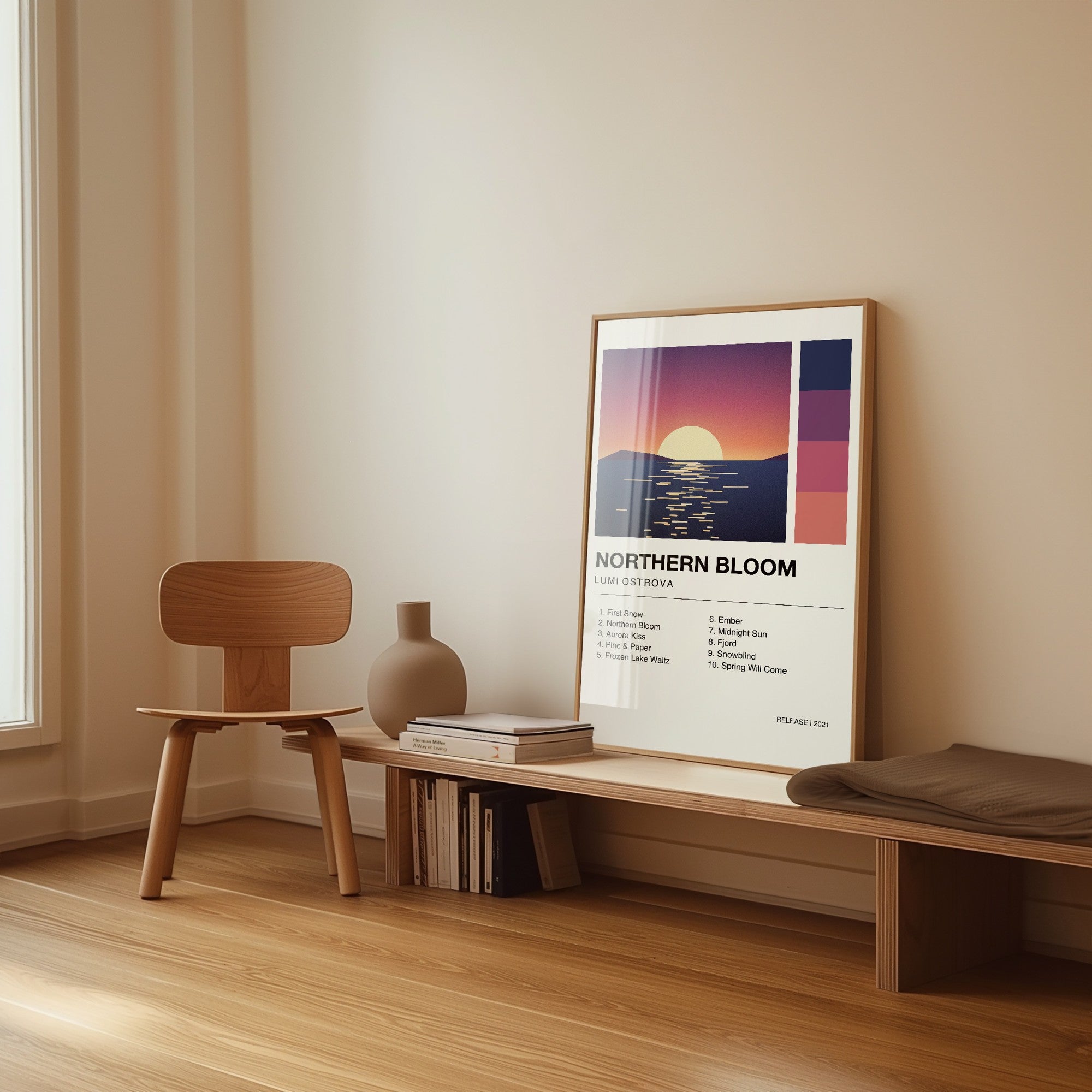 Album-Cover – Poster im Wohnraum
